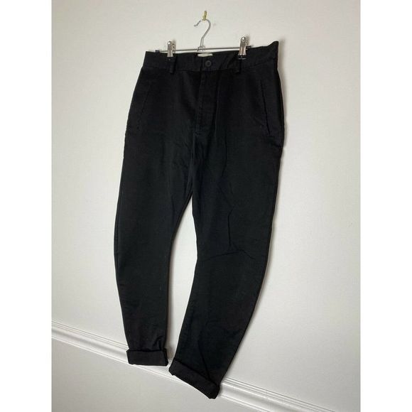Maya Bash Pants Sz Large Plie Black Trousers Cotton Unisex - Picture 2 of 7